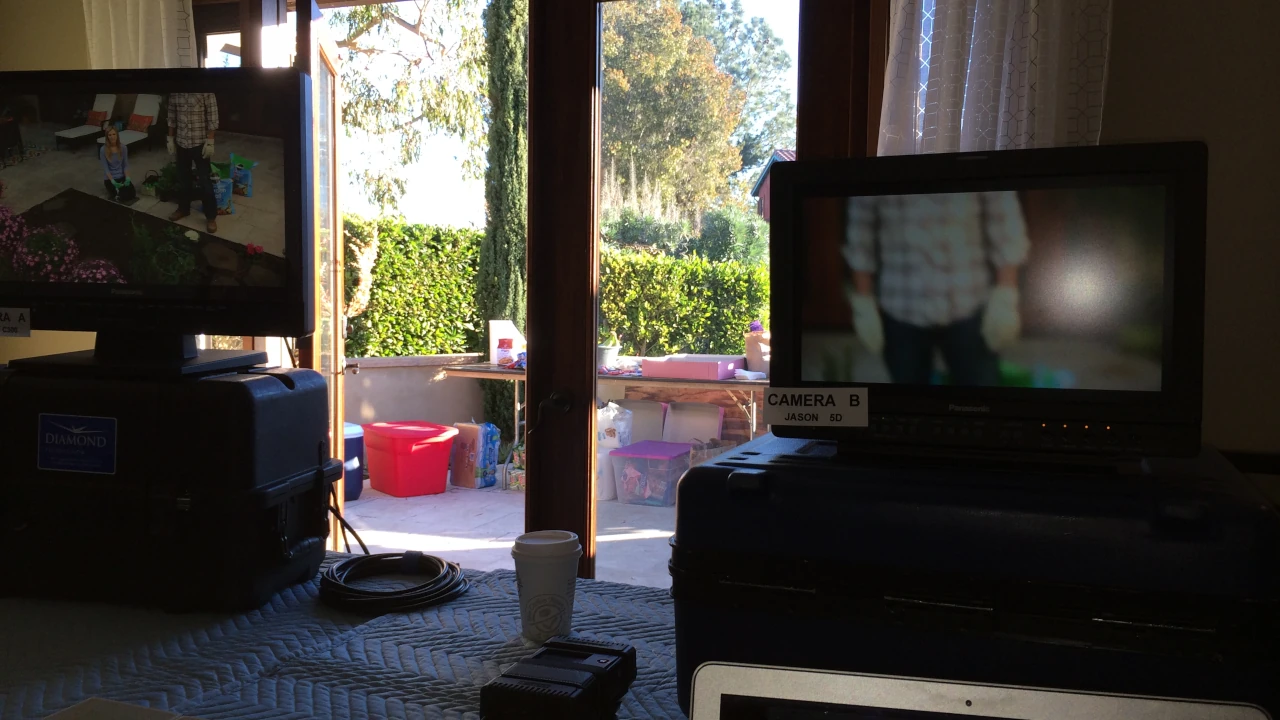 Behind the scenes production