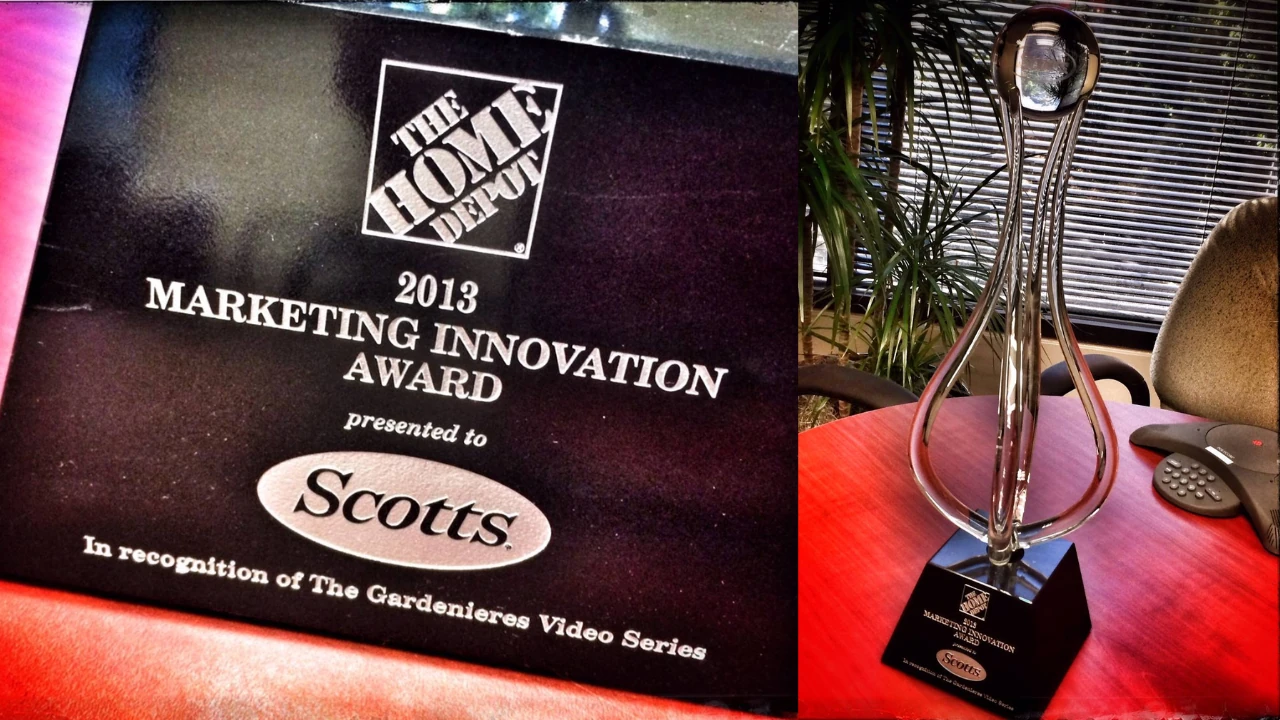 Marketing Innovation Award recognition